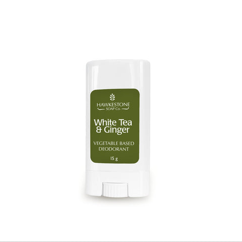 (Travel Size) Vegetable Based Deodorant - White Tea & Ginger