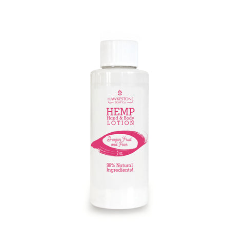 (Travel Size) Hemp Hand & Body Lotion - Dragon Fruit & Pear