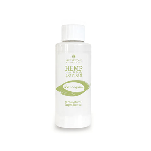 (Travel Size) Hemp Hand & Body Lotion - Lemongrass
