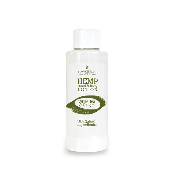 (Travel Size) Hemp Hand & Body Lotion - White Tea & Ginger