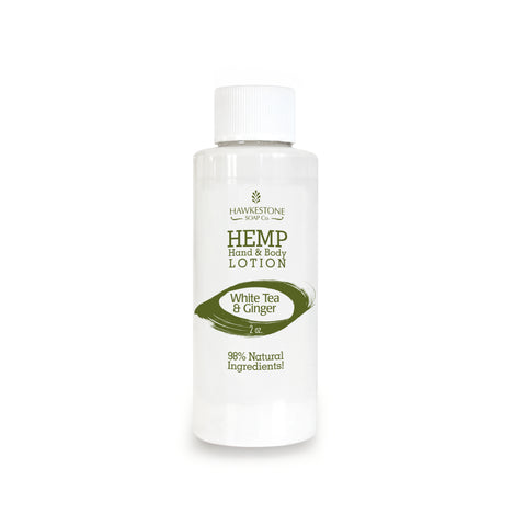 (Travel Size) Hemp Hand & Body Lotion - White Tea & Ginger